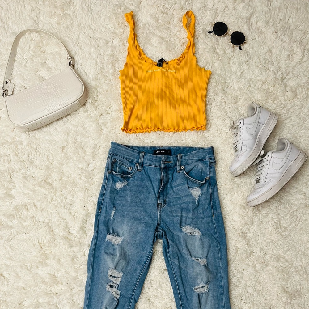 Forever 21 just call me honey tank top